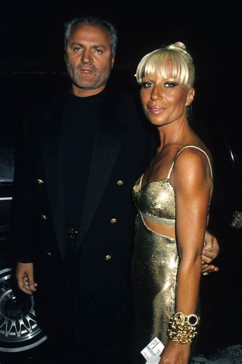 donatella versace young images|donatella versace younger years.